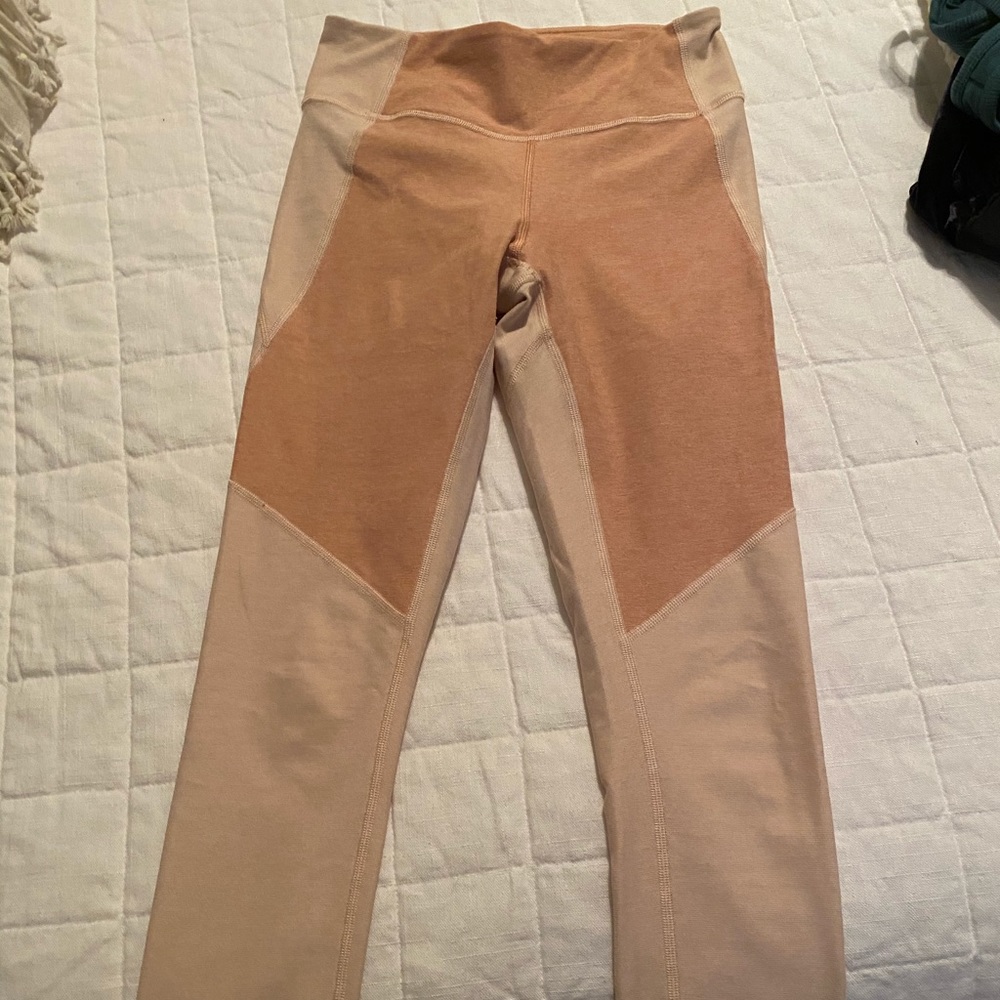 Outdoor voices color block leggings 7/8 length